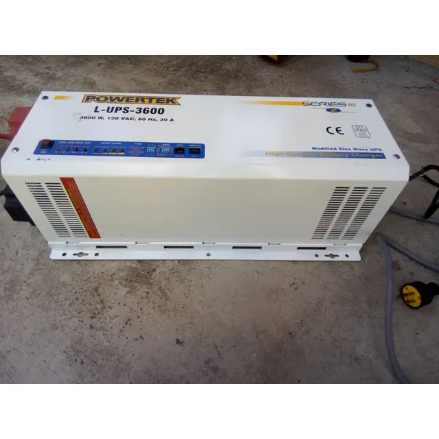 Inversor Cargador Powertek 3600w 24v 60hz 30a