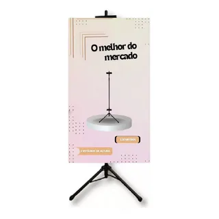 Porta Banner Tripe Suporte 2,30m C Garras Duplo Profissional Porta Banner Tripe Suporte 2,30m C Garras Duplo Profissional