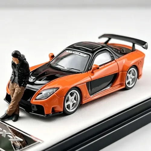 Timemicro 1/64 Mazda Rx-7 Fast Furious Diecast Car Model Normal