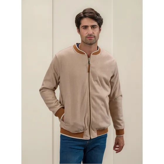 Campera Bomber De Paño Fitsia Hombre Invierno Toche