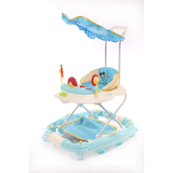 Andador Mecedor C/capota Musical Y Plegable Disney 131t