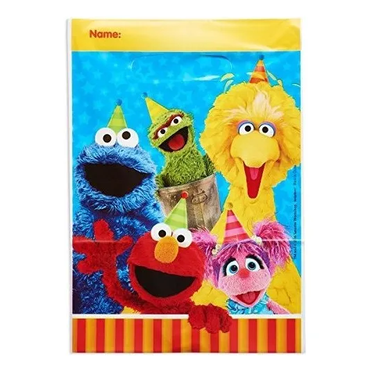 American Saludos Sesame Street Treat Bags (8 Piezas)