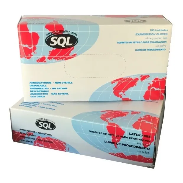 Guantes Descartables De Nitrilo Bg Caja X 100 - Envio Gratis
