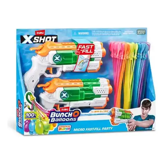 Lanzador De Agua Y Set De Globos Multicolor Jugar