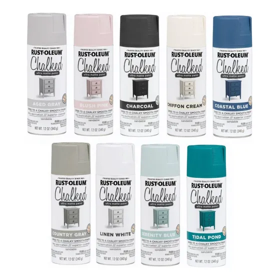 Pintura Tizada Spray Chalked Rust Oleum Varios Colores