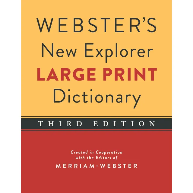 Diccionario Federal Street Press Webster's New Explorer 3rd