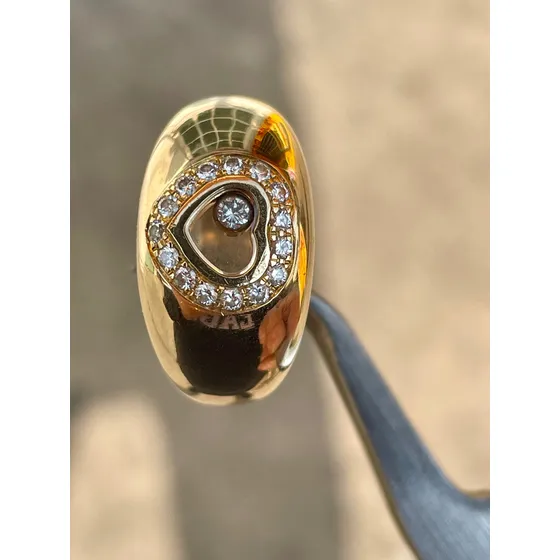 Anillo Chopard Happy Diamonds Dorado 6