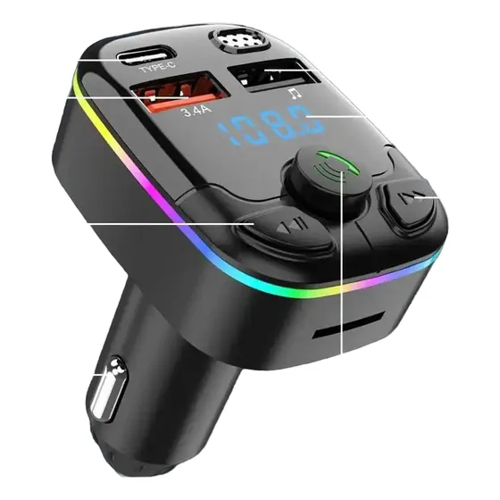 Reproductor Mp3 Bluetooth Transmisor Radio Fm Usb Sd Pendray