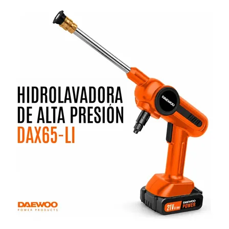 Hidrolavadora inalámbrica Daewoo DAX65-Li