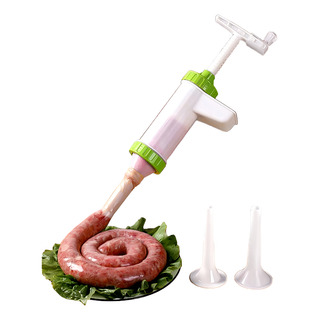 Ensacador De Linguiça Com Recarga Fácil Com 3 Funis + Brinde Ensacador De Linguiça Com Recarga Fácil Com 3 Funis + Brinde