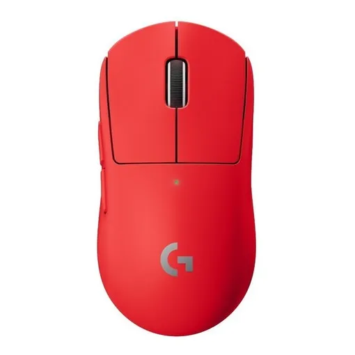 Mouse gamer de juego inalámbrico recargable LogitechPro Series Pro X Superlight 910-006783 rojo