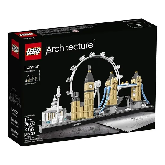 Lego Architecture Skyline 21034 London Big Ben Tower Bridge