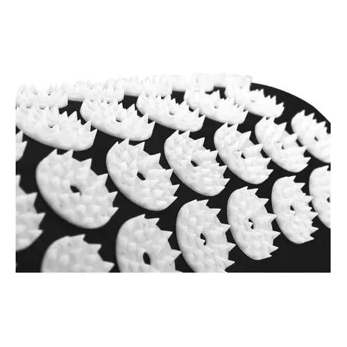 Set Acupuntura Mats Mas Cojín Acupresión 68x42cms - Ps Color Negro