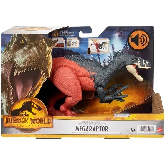 Jurassic World - Megaraptor - Roar Strikers - Mattel -