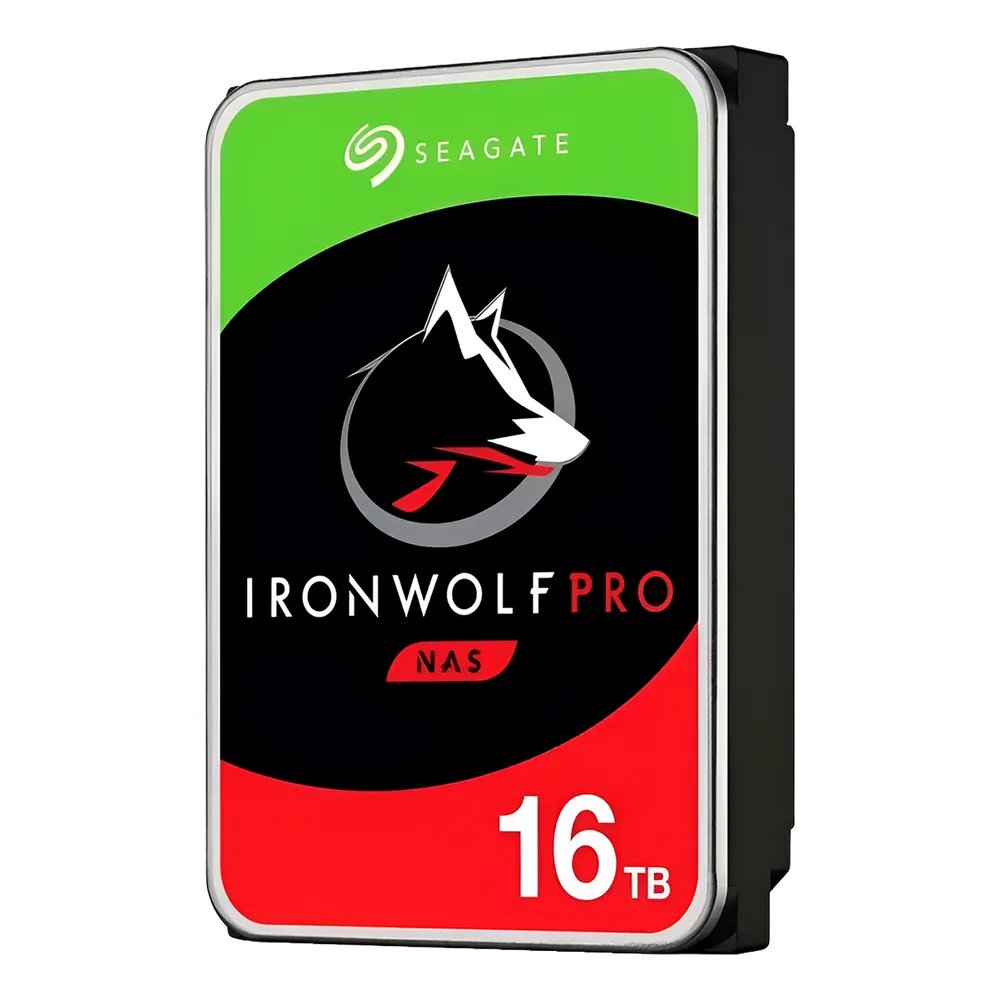 Disco Duro Interno Seagate Ironwolf Pro 16tb Dvr / Nas 3.5in Plateado