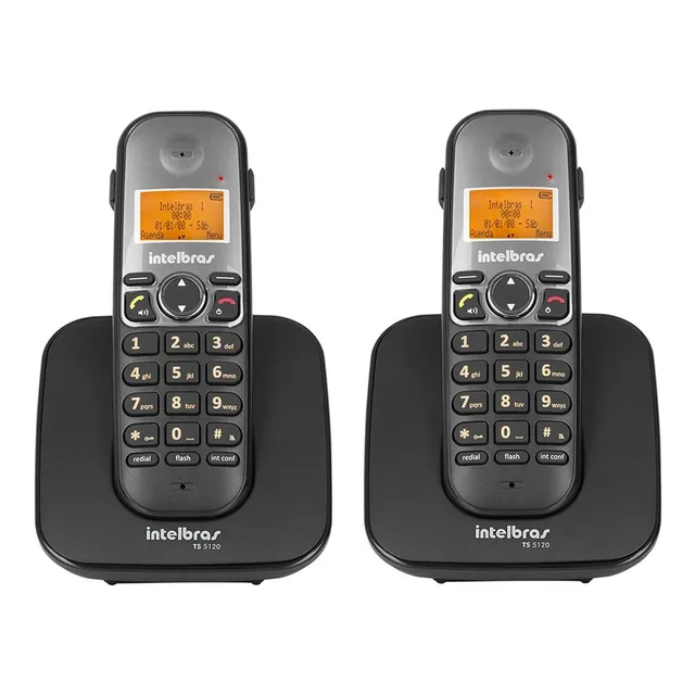 Kit Telefone Ts 5120 + 1 Ts 5121 Intelbras Sem Fio Com Nf