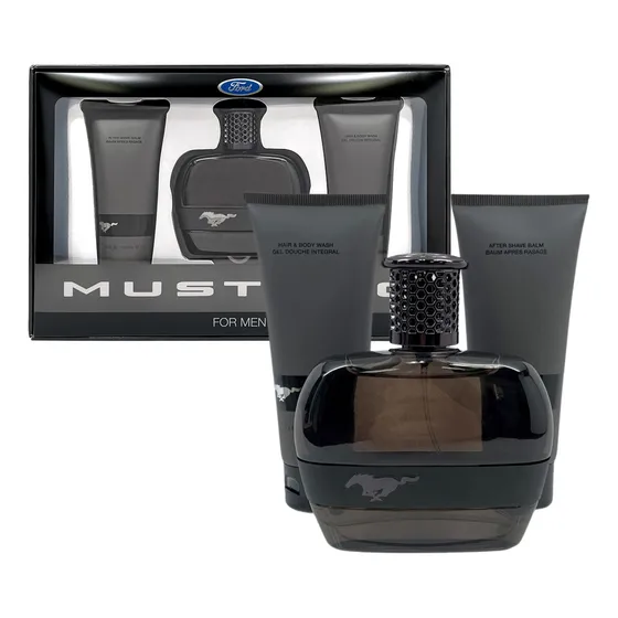 Perfume Ford Mustang Edition 100ml + Shampoo + Loção Eau De Toilette Licenciado Oficial Original