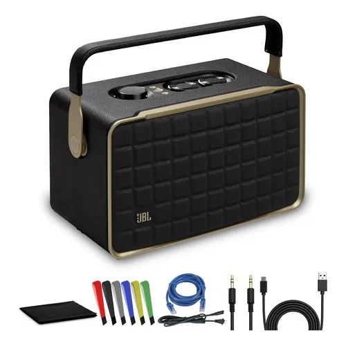 Caixa De Som Bluetooth E Wi-fi Authentics 300 Jbl - Preta Preto