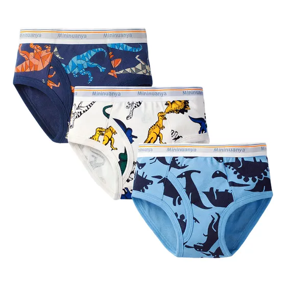 Ropa Interior De Algodón Con Estampado De Dibujos Animados B