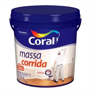 Massa Corrida 5,7kg - Coral Massa Corrida 5,7kg - Coral