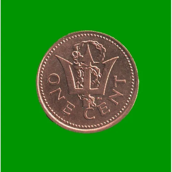 Moneda De Barbados 1 Centimo, Año 1997, Estado Nueva.-