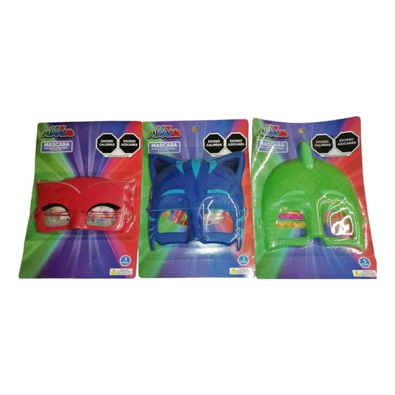 3 Mascaras De Pj Mask Heroes En Pijamas