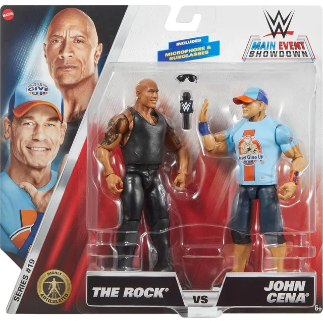 Wwe. La Roca Vs John Cena. Mattel