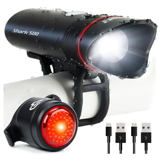 Luz Delantera Shark 500 Lumenes Recargables