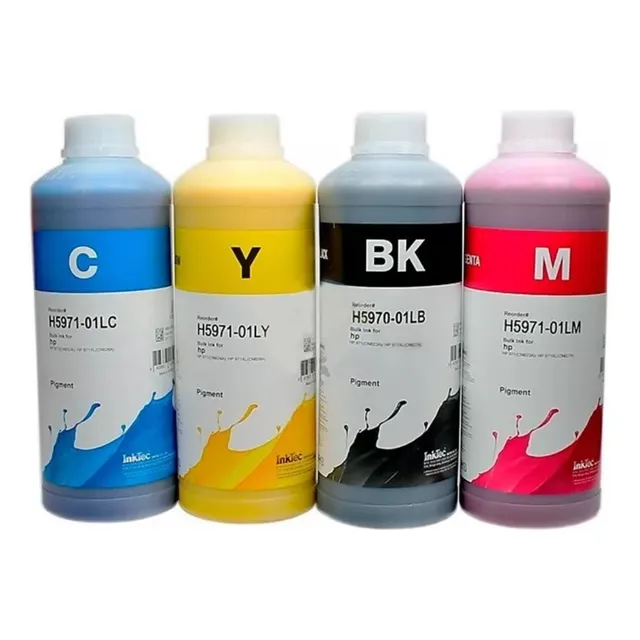 Pack 500ml Tinta Pigmentada Inktec 7740 8620 9020 Cmyk Cmyk