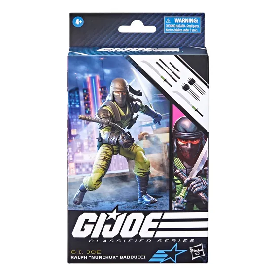 Figura G.i. Joe Classified Series Ralph Nunchuk Badducci, 80