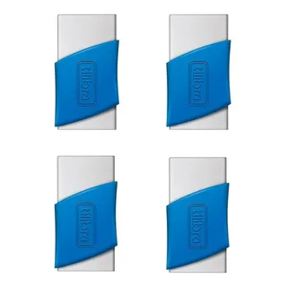 4 Borracha Tilibra Branca Com Capinha Azul 4 Borracha Tilibra Branca Com Capinha Azul