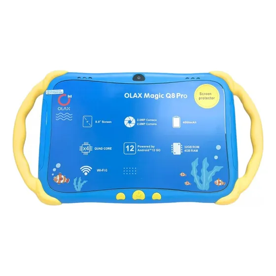 Tablet Para Niños Resistente 8'' Olax Magic Q8 Pro 4/32 Gb