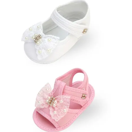 Sapatinhos Bebê Direto Da Fabrica Kit 2 Pares Rn