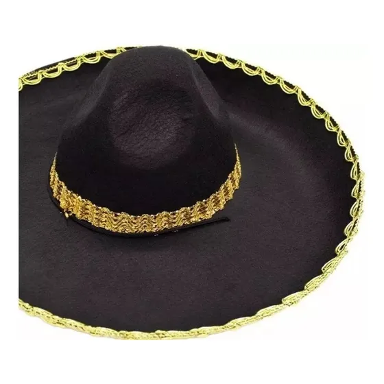 Sombrero Disfraz Mariachi Mexicano Charro Adulto Medium 45cm