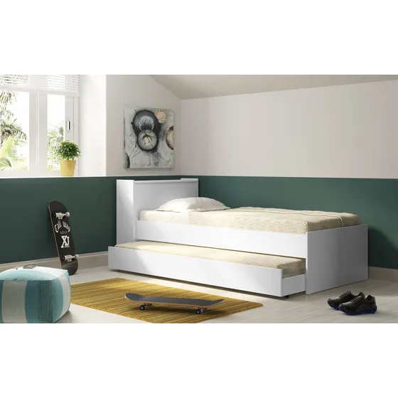 Cama Marinera Para Niño, Adolescente, Blanca, Moderna
