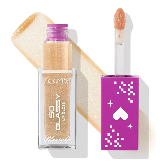 Labial So Glassy Lip Gloss De Colourpop Dorado