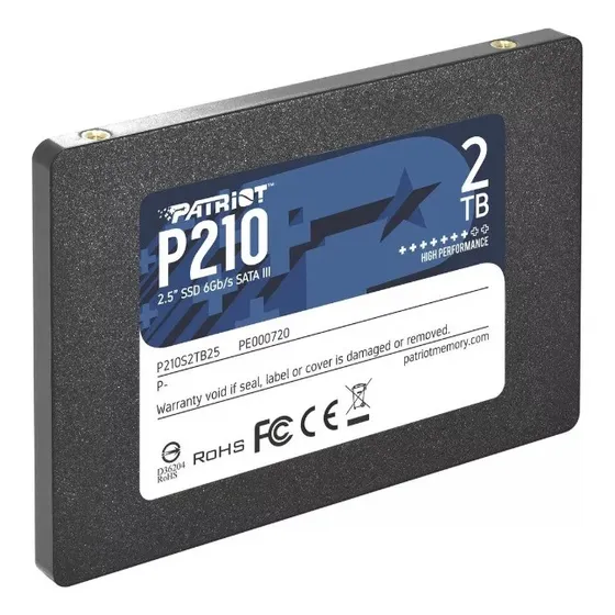 Disco Duro Solido Ssd | 2 Tb |  | Sata 3 | Patriot | P210