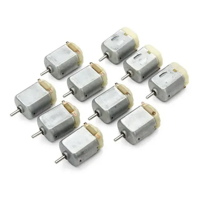 10 Peças - Mini Motor 3v - 6v Dc Motorzinho