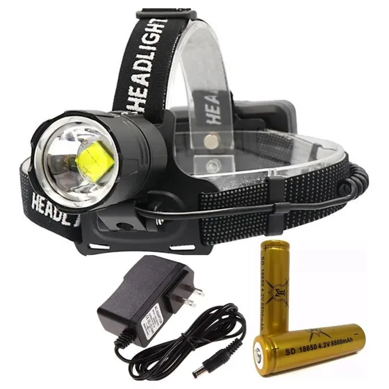Lampara Minera Cabeza 6 Modos Cree Xmled T6 Maxima Potencia