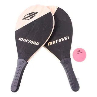 Kit 2 Raquetes De Praia E 1 Bola P/ Frescobol Mormaii Belfix Kit 2 Raquetes De Praia E 1 Bola P/ Frescobol Mormaii Belfix