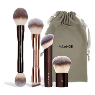 Maange Set De Brochas Maquillaje Profesional Alto Nivel 4pcs Maange Set De Brochas Maquillaje Profesional Alto Nivel 4pcs