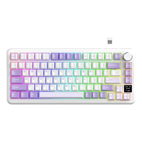 Epomaker Rt82 Wireless Mechanical Keyboard With Screen, Via