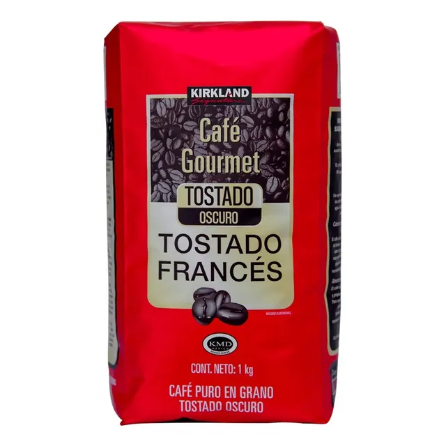 Kirkland Signature Café En Grano Gourmet Tostado Francés 1kg