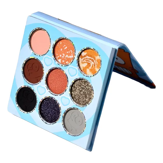 Paleta De 9  Sombras Maquillaje Simpson Ultramo 