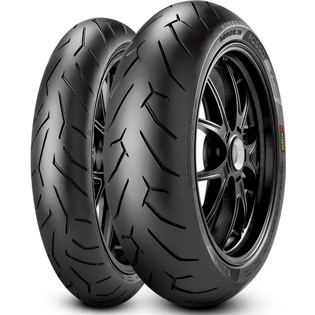 Kit Cubiertas Pirelli 100 80 17 + 140 60 17 Diablo Rosso Fas