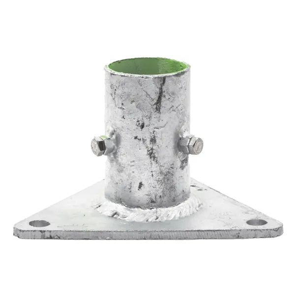Base Triangular Para Mástil De 1  A 2  Con Opresores Galvani