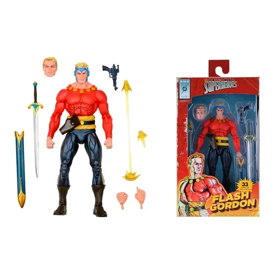 Defensores Figura Muñeco Juguete Flash Gordon Neca 