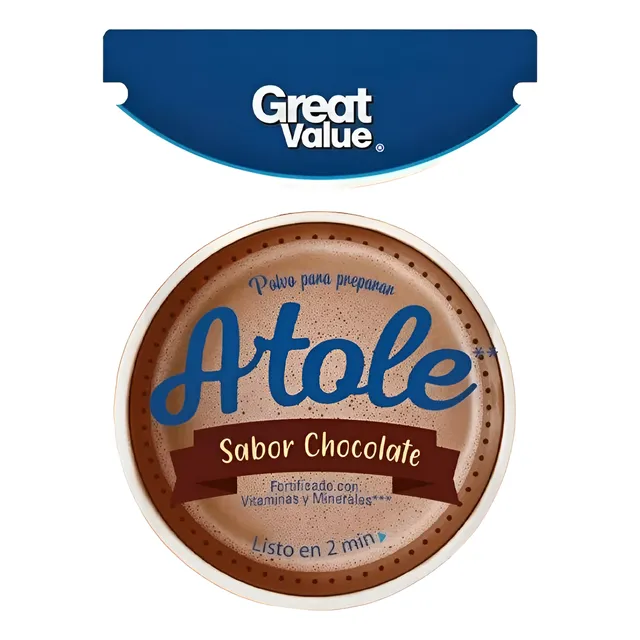 Atole Great Value Sabor Chocolate 45g Polvo Para Preparar