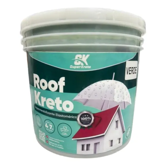Pintura Impermeabilizante Roof Kreto Super Kreto Galón
