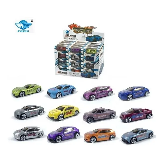 Carrito De Juguete Escala 1:87 Feisu Modelos Variados Carro